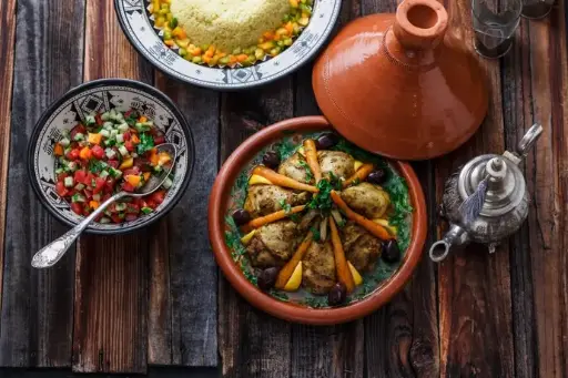 Berber Tagine Preparation from Scratch in Marrakech